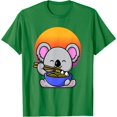 thumbnail image 6 of Cute Koala Mascot Eating Japanese Ramen Noodle Retro Sunset T-Shirt, 6 of 10