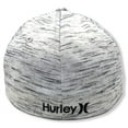 thumbnail image 3 of Hurley Men's Icon Textures Flex Fit Hat Cap (Small/Medium, Wolf Grey), 3 of 3