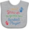 thumbnail image 3 of Inktastic Handball player Future Boys or Girls Baby Bib, 3 of 4