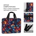 thumbnail image 4 of FORMRS 16" Laptop Bag Carrying Sleeve Case with Handle Travel Shoulder Briefcase, Purple Dragon Scales Pattern, 4 of 8