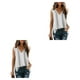 thumbnail image 1 of Guardurnaity Chaleco de algodón para mujer, camiseta sin mangas holgada de encaje informal, vacaciones, citas, vacaciones en la playa, ropa básica, trabajo Type2 NO2 Guardurnaity CBP212158, 1 of 6