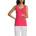 thumbnail image 3 of Lands' End Women's Petite Cotton Tank Top, 3 of 3