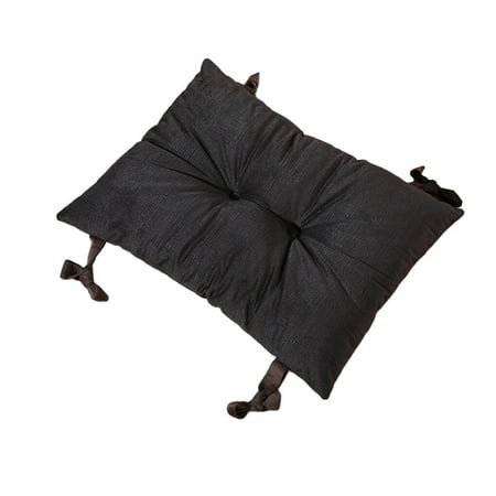 

Chair Cushion Seat Pad Stool Mat Floor Pillow Thickening Anti-Slide Solid Color for Bedroom Dressing Student Yoga Gray