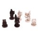 thumbnail image 4 of Antiguos coleccionables de ajedrez chino Vintage terracota piezas de, 4 of 9
