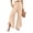 Light Brown -AE05, variant on Womens Linen Pants Summer 2026 Wide Leg Pants Smocked Waist Ruffle Palazzo Pant Boho Flowy Vacation Beach Pant Mint Green L