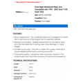 thumbnail image 2 of Front Right Windshield Wiper Arm - Compatible with 1999 - 2007 Ford F-550 Super Duty 2000 2001 2002 2003 2004 2005 2006, 2 of 2