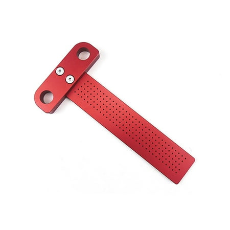 

Worallymy Aluminum Precision Woodworking T 160mm Carpenter s Marking Ruler Measuring Tools