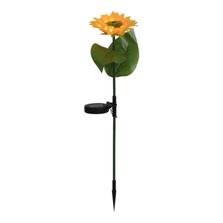 

Yejaeka Solar Power Light Waterproof Sunflower Shape LED Garden Lamps