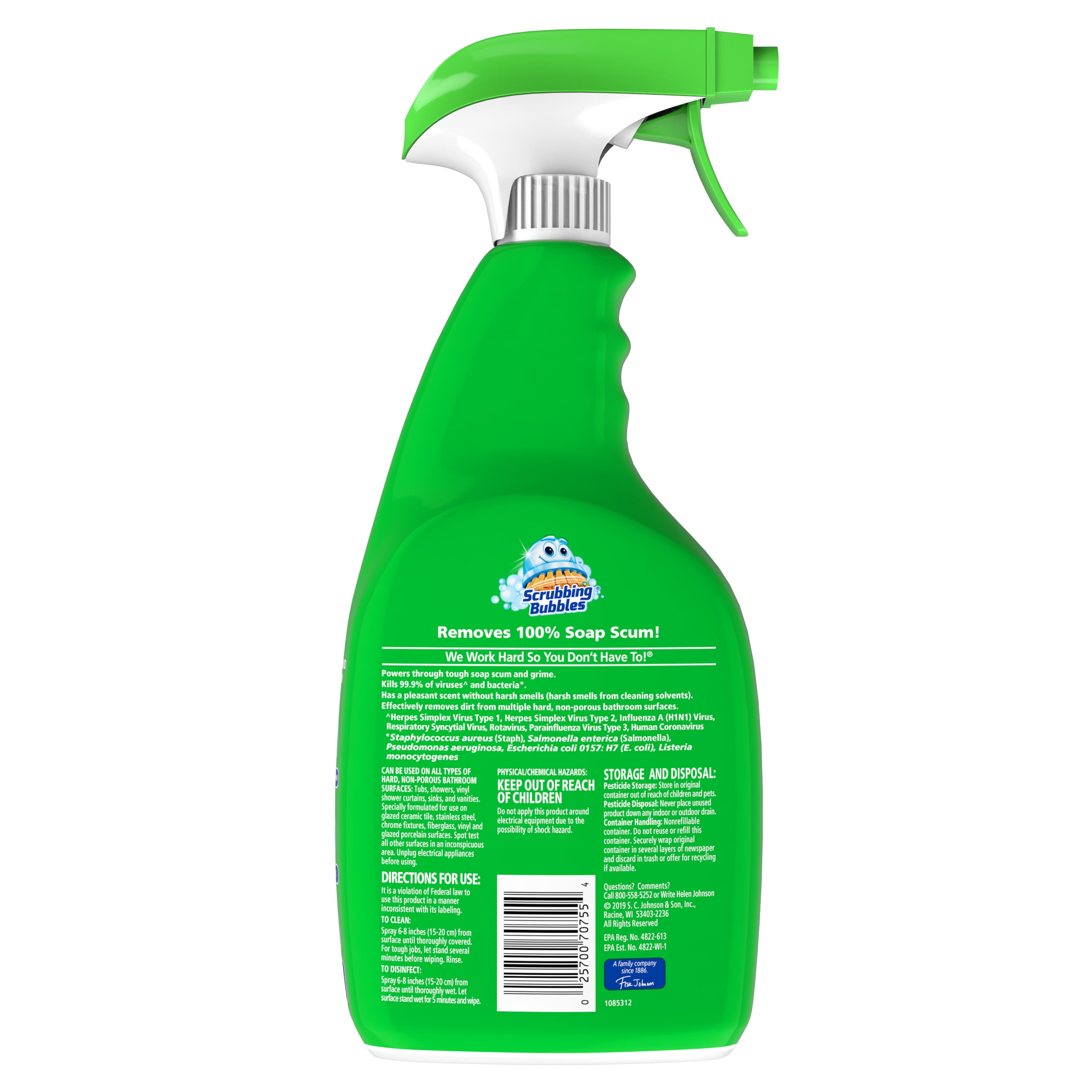  Clean+Green VinegarTech Bathroom Cleaner - Vinegar Spray All  Purpose Cleaner Removes Dirt & Grime Shower, Tub, Tile Floor - Vinegar  Cleaner Household Cleaning Supplies - Cleaning Vinegar 24 Fl Oz 