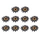 thumbnail image 2 of Mini Flor Girasol de Tela perfecl para Matromonio Clips Diadema Sombrero gris, 2 of 8