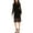 black, variant on French Connection Womens Vivian Lace Midi Cocktail Dress