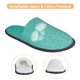 thumbnail image 3 of Balery Turquoise Glitter Pantuflas de Casa de Felpa Silenciosas con Diseño Estampado, Zapatillas Cómodas Antideslizantes de Algodón para Interior-Medium, 3 of 8
