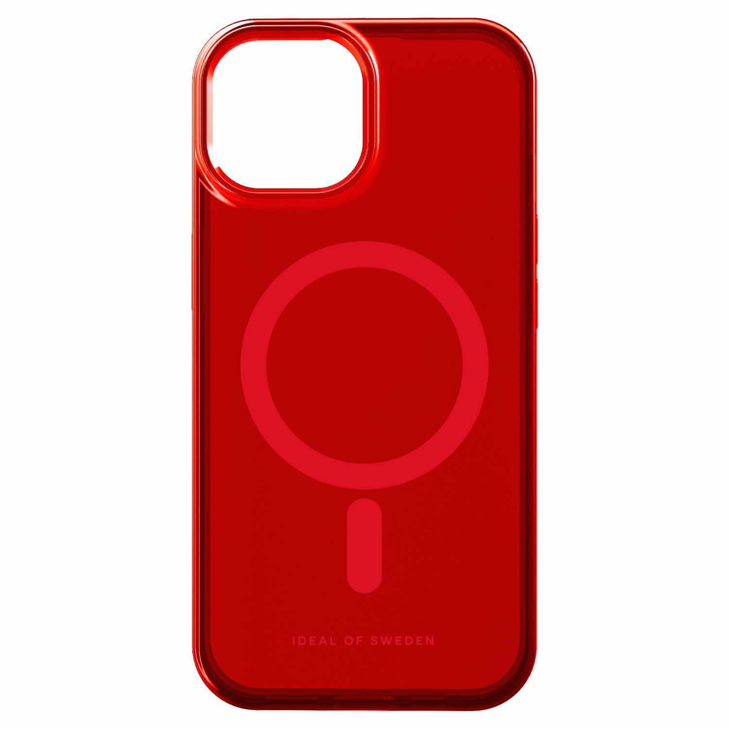 Ideal of Sweden Clear Case Mid Radiant Red for MagSafe iPhone 16e/15/14/13