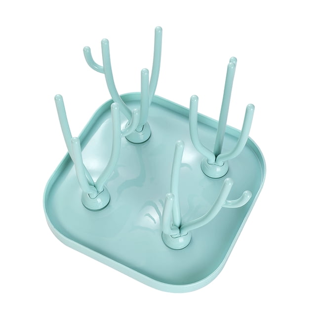 Estante Para Secar Botellas, Secador De Botellas De Pp, Contenedor De Leche Plegable Multifuncional Para Bebés, Estante En Forma De Árbol, Soporte Para Chupetes Vogacara BA000541-00