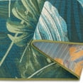 thumbnail image 2 of Erbanica Tapis Intérieur Extérieur à Feuilles Vertes, Design Unique, Facile à Nettoyer, 2 of 5
