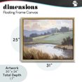 thumbnail image 4 of Stupell Industries Contemporary Subtle Distant Mountains Gold Floating Frame Canvas Art, 31 x 25, by Alonza Saunders, 4 of 8