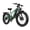 Green, variant on Fat Tire Dirt Bike for Adults, Peak 8000W Dual Motor 52V 30Ah 100 Miles, 26"x4" Hydraulic Brakes Full Suspension AWD 7 Speed UL 2849