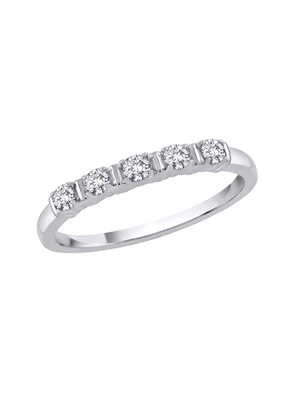 G-H,I2-I3 Size-9.25 1//5 cttw, Diamond Wedding Band in Sterling Silver