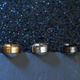 thumbnail image 6 of 8MM Titanium Steel Letters Numbers Spinner Band Mens Brushed Gift Ring Size 7-11, 6 of 9