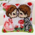 thumbnail image 2 of DIY Cushion Latch Hook s Para Principiantes De De perfecl Lovers Cushion Latch Hook Kits, 2 of 8