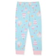 thumbnail image 5 of Sleep On It Infant & Toddler Girls 2-Piece Super Soft Jersey Snug-Fit Pajama Set with Matching Socks - Birthday , 4T, 5 of 5