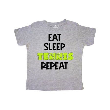 

Inktastic Eat Sleep Tennis Repeat Gift Toddler Boy or Toddler Girl T-Shirt