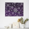 thumbnail image 6 of Logiee Snowflake Gradient Purple Print Canvas Wall Art,Canvas Picture Prints with Frame, Wall Art Decorative,Canvas Decorative,Suitable for Living Room Bedroom Office Room 30x40, 6 of 6
