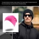 thumbnail image 5 of Qarigey Beanie Caps Cómodo adorno para la cabeza Gorros para adultos Accesorio de ropa con color sólido para decoración Rosa roja Type2 NO2, 5 of 6