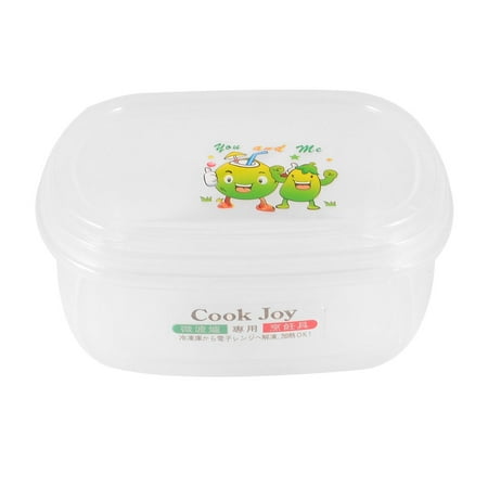 - Unique Bargains Household Cartoon Pattern Rectangle Shape Refreshing Case Container Crisper