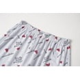 thumbnail image 3 of Women's Capri Pajama Sets Plus Size Sleepwear 2 Piece Ladies Sleep Set,Wind Red-a, 3 of 5