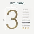 thumbnail image 5 of Mega Handles Outdoor House Numbers | Wall Mounted Numbers for Address | Heavy Duty Metal Numbers, 5 of 8