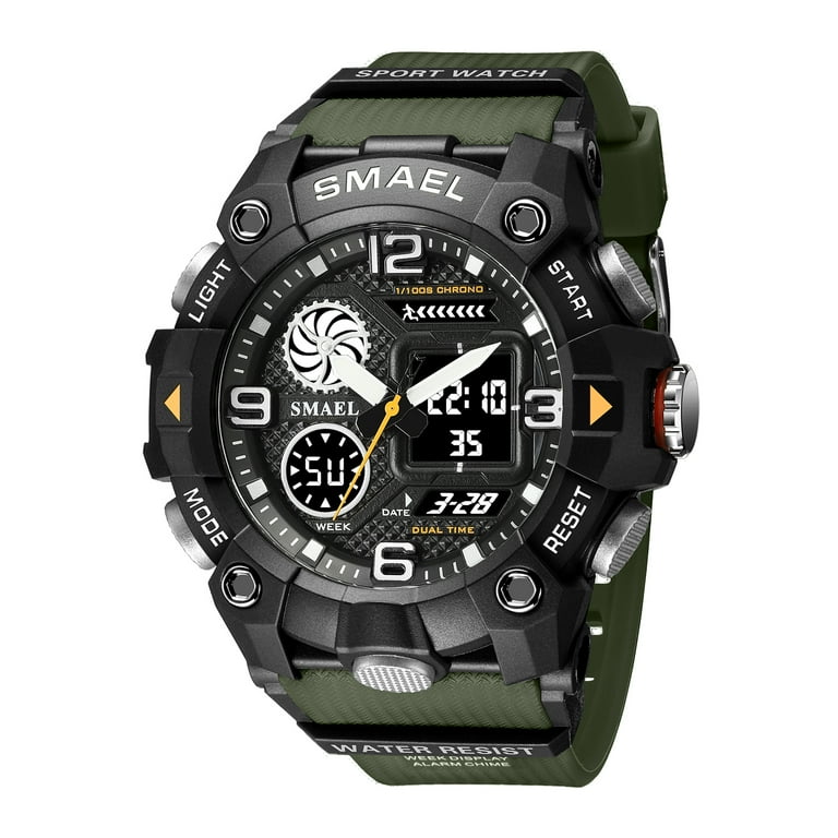 Buy smael watch army green Discount