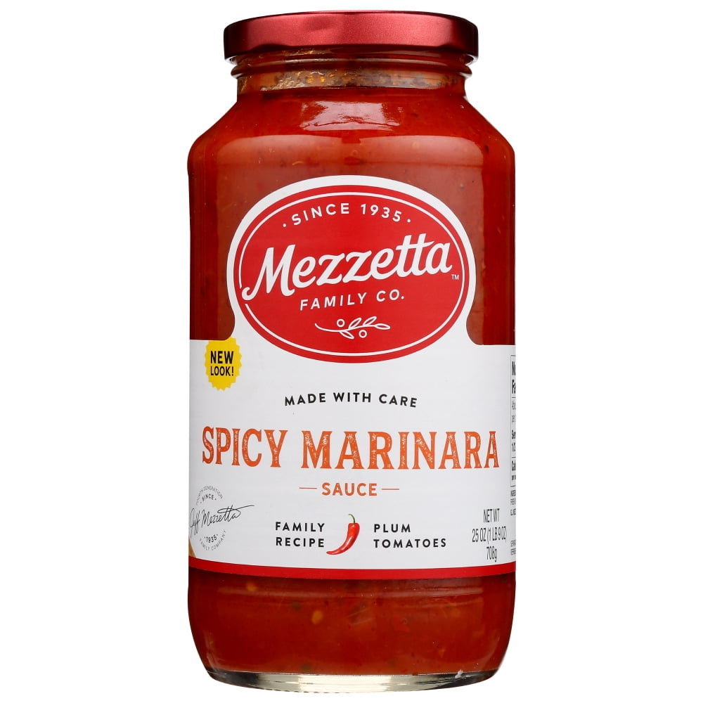 Mezzetta Family Recipes Spicy Marinara Sauce, 25 oz