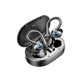 thumbnail image 1 of Auriculares Inalámbricos Bluetooth 5.3 Deportivos Con Gancho Belug,  Negro, 1 of 5