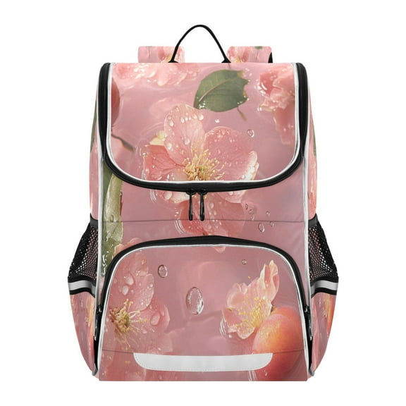 YAZAOO School Backpack Travel Bag Bookbags Bookbags Floral Water Dance Pattern