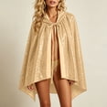 thumbnail image 5 of AnuYalue Women's Sequin Hooded Cape Cloak with Sparkly Costume Wrap for Masquerade Cosplay Parties and Festivals, 5 of 9