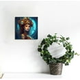 thumbnail image 2 of ONETECH Reproduction Canvas Prints Photo Paintings Square Artwork of a Steampunk Female Robot in Copper 12\x12\, 2 of 4