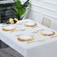 thumbnail image 5 of 15.4" Round Placemat Set of 4 Polyester Fabric Place Mats Non-Slip Dining Kitchen Table Mats for Kitchen Party Decor Bears Are Eating Honey, 5 of 5