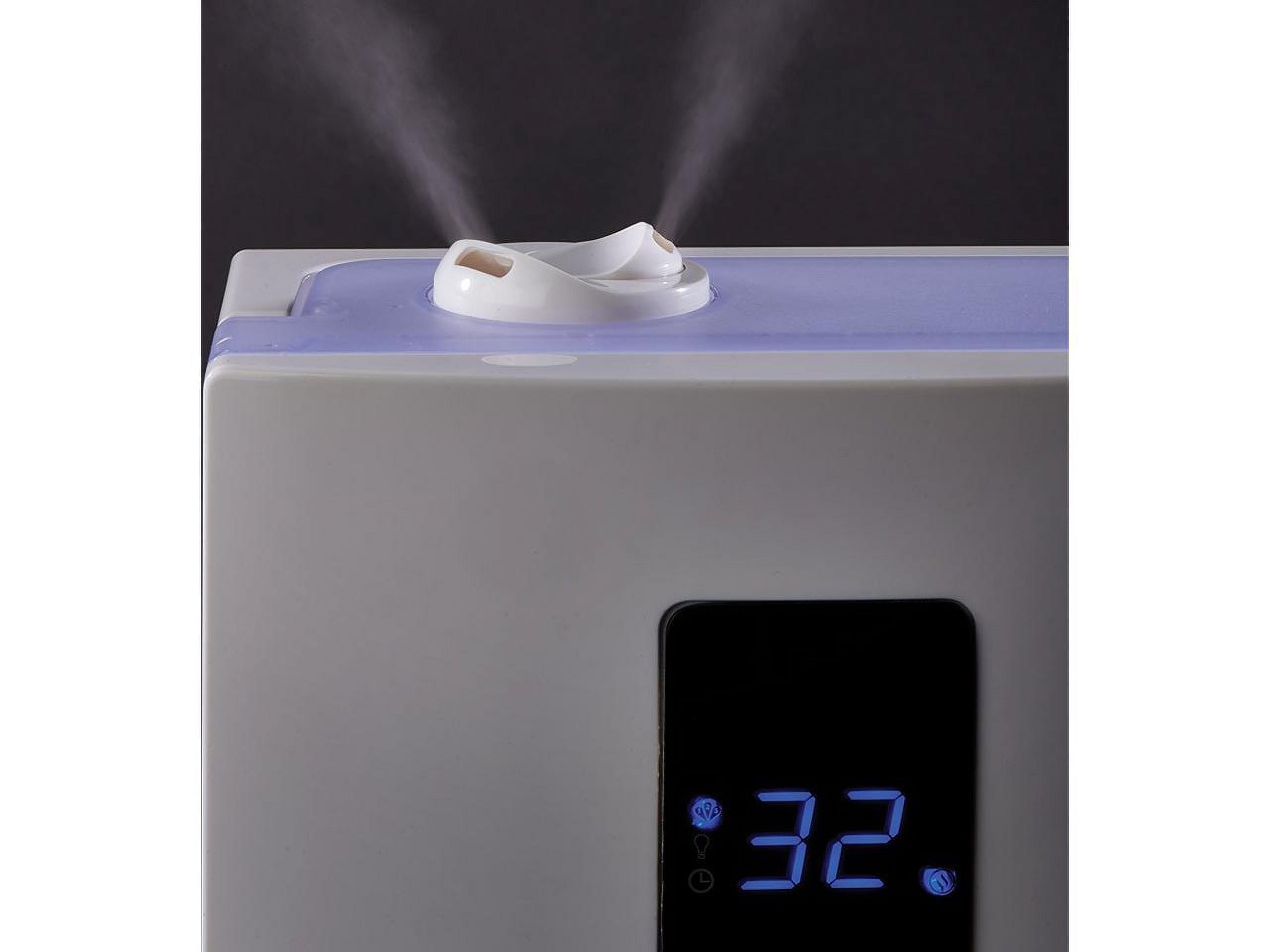 Lasko Quiet Ultrasonic Digital Warm and Cool Mist Humidifier, UH300, White