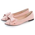 thumbnail image 4 of Zapatillas de ballet TN TANGNEST con lazo a la moda para mujer, color rosa claro, 4 of 7