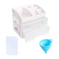 thumbnail image 2 of de almacenamiento de plástico transparente con caja capas Zulema  Contenedores de almacenamiento, 2 of 8