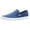 Blue, variant on Men's Canvas Slip-On Shoes Flat Rubber Sole Casual Loafers Lightweight Comfortable Footwear for Everyday Outdoor Walking