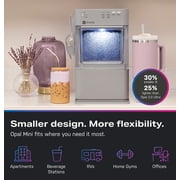 GE Profile Opal Mini Countertop Nugget Ice Maker WiFi Connected Auto Clean Stone Grey