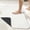 White, variant on Bathroom Rug,Rubber Bath Mats for Bathroom,No Slip Bath Rugs,Machine Washable,Low Pile,Absorbent Gray,16" x 24"