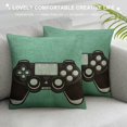 thumbnail image 3 of Qinduosi Pillow Case Green Throw Pillow Cushion Cover Pillowcase Throw Pillow Cover for Home Decor Sofa Bedroom White, 3 of 5