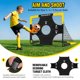 thumbnail image 4 of Set de portería de fútbol BORNEW para niños de 4x3 pies con balón y blancos de tiro, 4 of 8