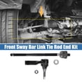 thumbnail image 3 of Kit de 10 piezas de barra estabilizadora delantera, extremos de varilla de dirección interior y exterior, kit de rótula inferior para Ford F-150 2005-2008 2WD SOLO Negro, 3 of 7