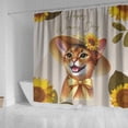 thumbnail image 4 of Happy Women's Day Abyssinian Sunflower Vintage Proud Mom Shower Curtain Cat Lover Kitten Owner Gifts Waterproof Bathroom Bathtub Curtain - 02030, 4 of 5