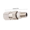 thumbnail image 5 of High Pressure 8mm Quick Connect Release Disconnect Coupler Fitting Male Female, 5 of 10