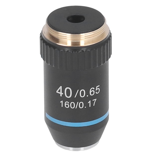 Objetivo de gran aumento X, Objetivo de microscopio acromático 40X Lente de microscopio de gran aumento X Diseño de clase mundial